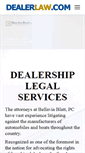 Mobile Screenshot of dealerlaw.com
